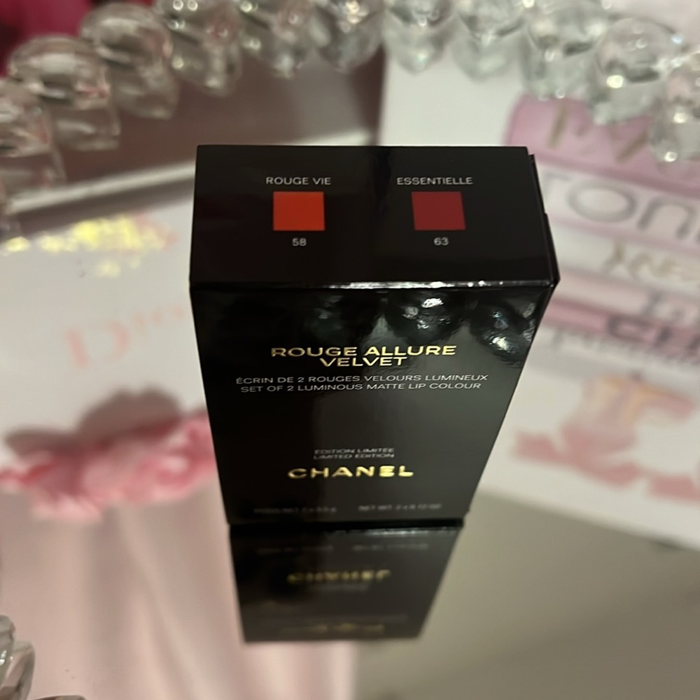 Host pick!♥️Chanel Rouge Allure Velvet Limited Edition Set of 2 - Picture 10 of 11